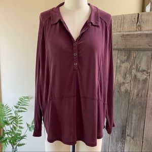 Free people dolman sleeve top